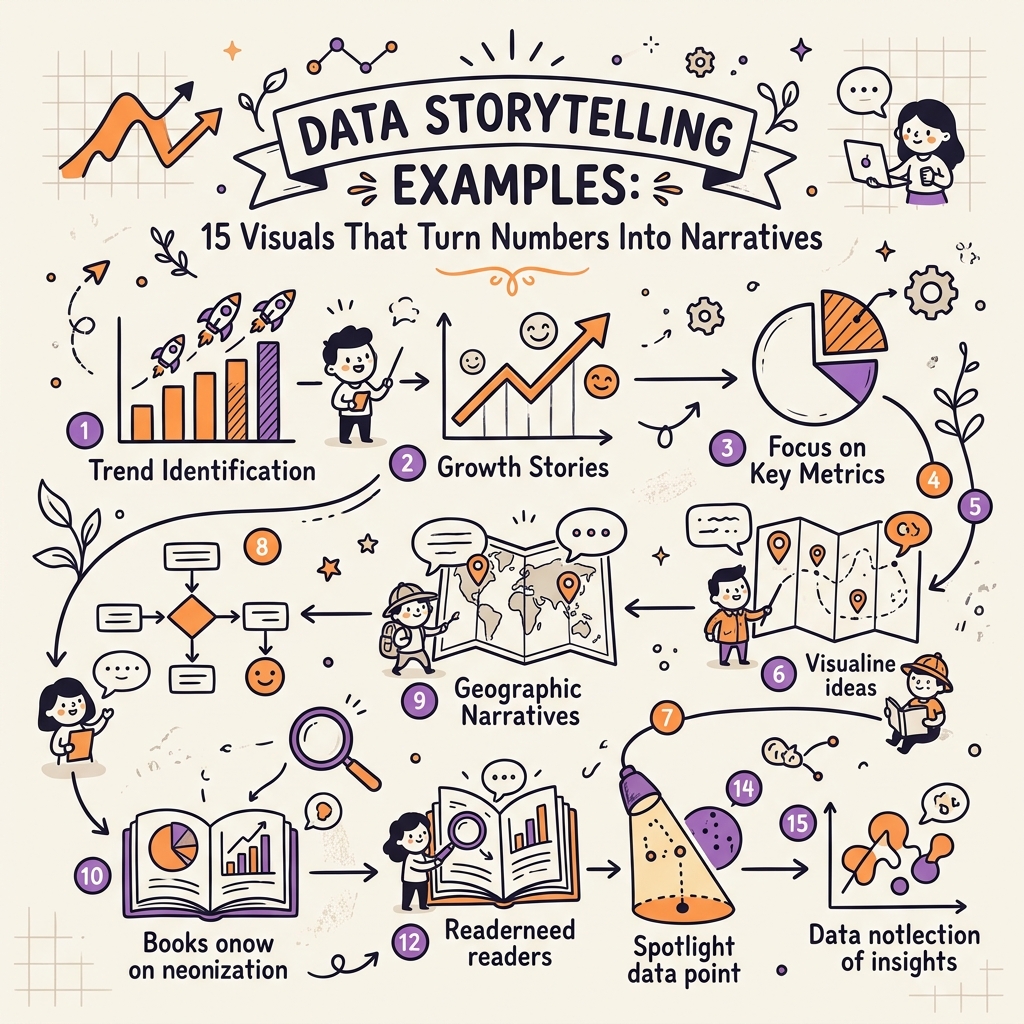 Data Storytelling Examples: 15 Visuals That Turn Numbers Into Narratives