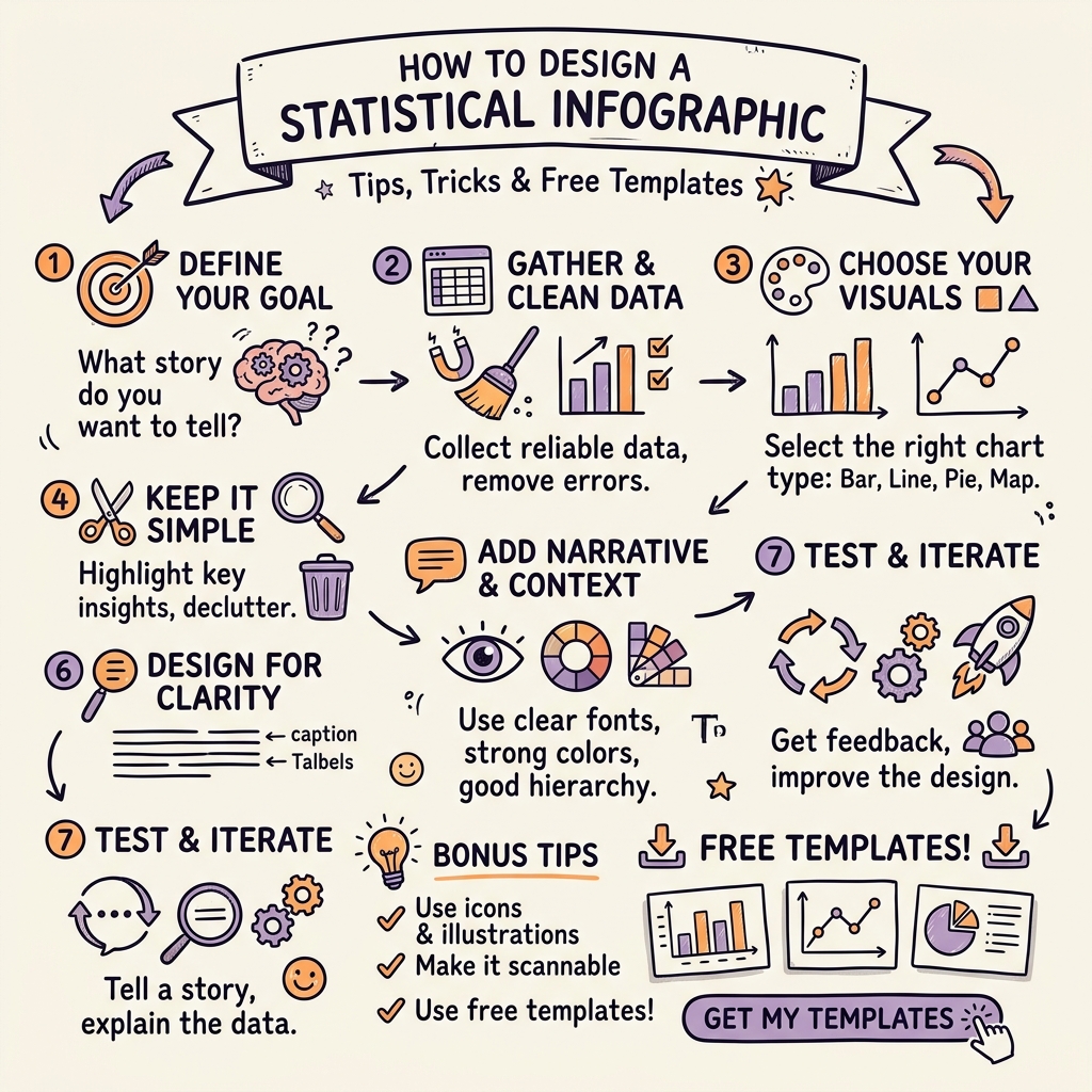 How to Design a Statistical Infographic: Tips, Tricks & Free Templates