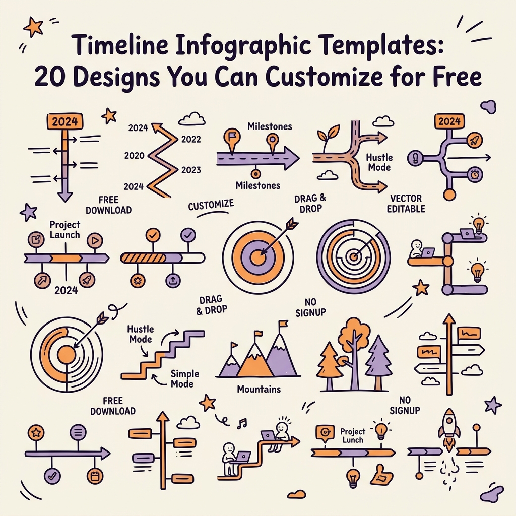 Timeline Infographic Templates: 20 Designs You Can Customize for Free